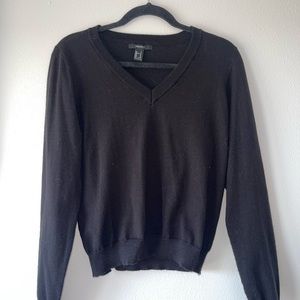 Relaxed Rib-Trim Sweater